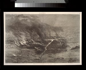 Chicago in Ruins, ilustrace z Harpers Weekly, 1871